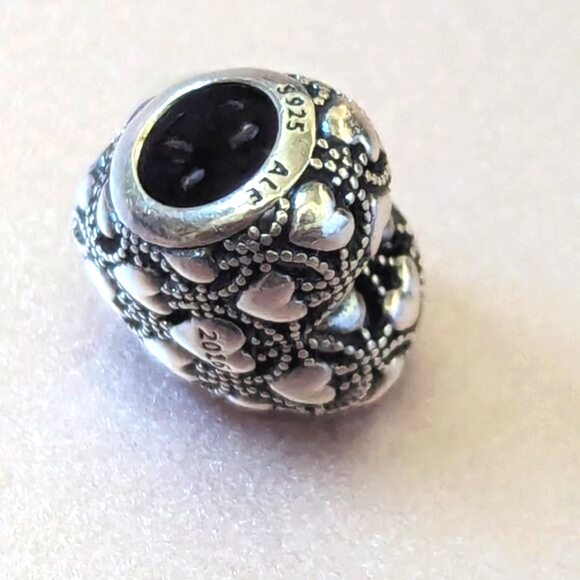 Pandora 2016 Retired Club Charm Sterling Silver with Genuine Diamond - Picture 10 of 13